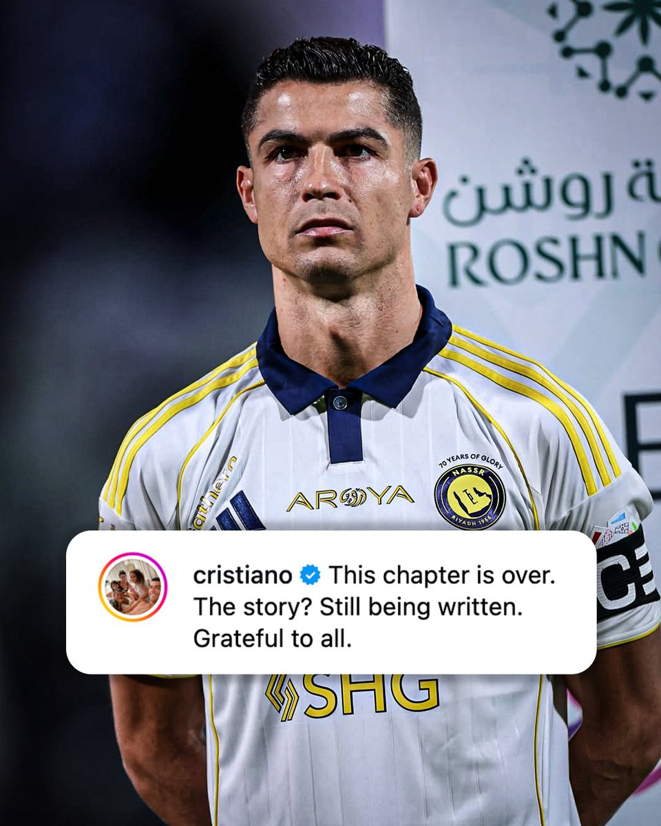 Một lời tạm biệt? C Ronaldo đăng trên mạng xã hội: Chương này đã kết thúc, nhưng câu chuyện vẫn đang được viết