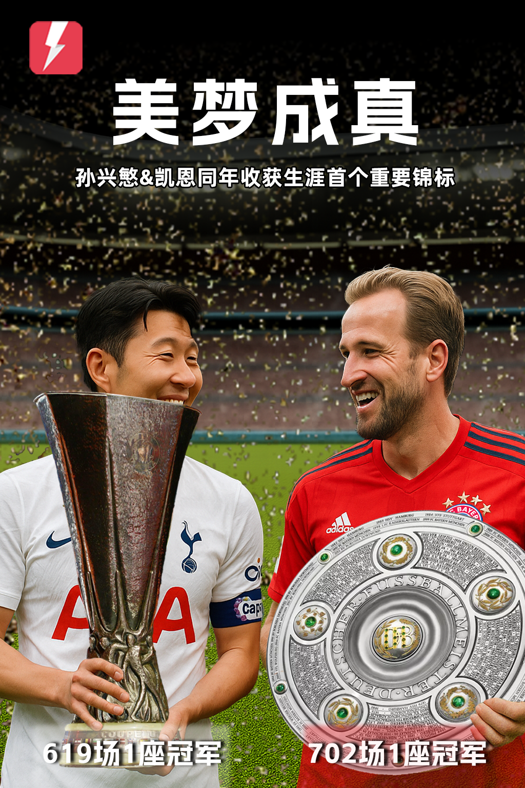 Giấc mơ đã thành sự thật! Son Heung-min và Kane đã giành được danh hiệu lớn đầu tiên trong sự nghiệp của mình trong cùng một năm. Mọi người muốn nói gì nào? Giấc mơ đã thành sự thật! Son Heung-min và Kane đã giành được danh hiệu lớn đầu tiên trong sự nghiệp của mình trong cùng một năm. Mọi người muốn nói gì nào?