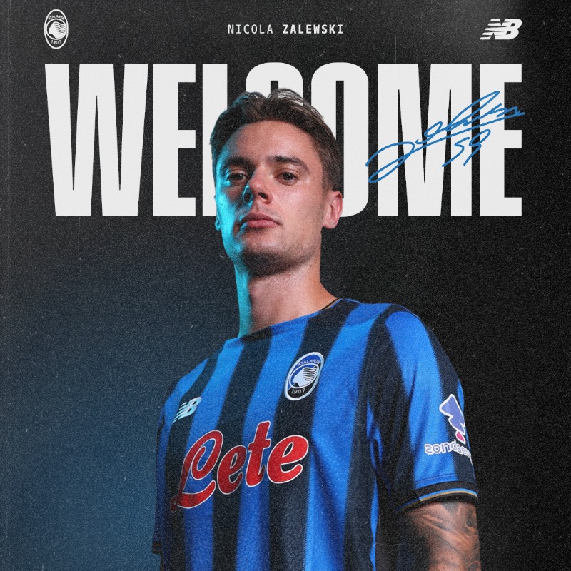 Chính thức: Atalanta ký hợp đồng với tiền vệ Zalewski của Inter Milan với giá 17 triệu euro